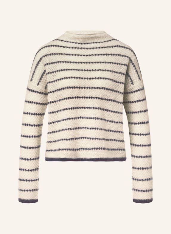 s.Oliver BLACK LABEL sweater WHITE / DARK GRAY