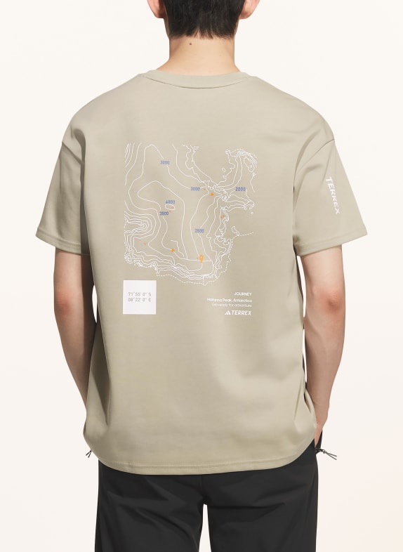 adidas TERREX T-shirt GRAPHIC BEIGE