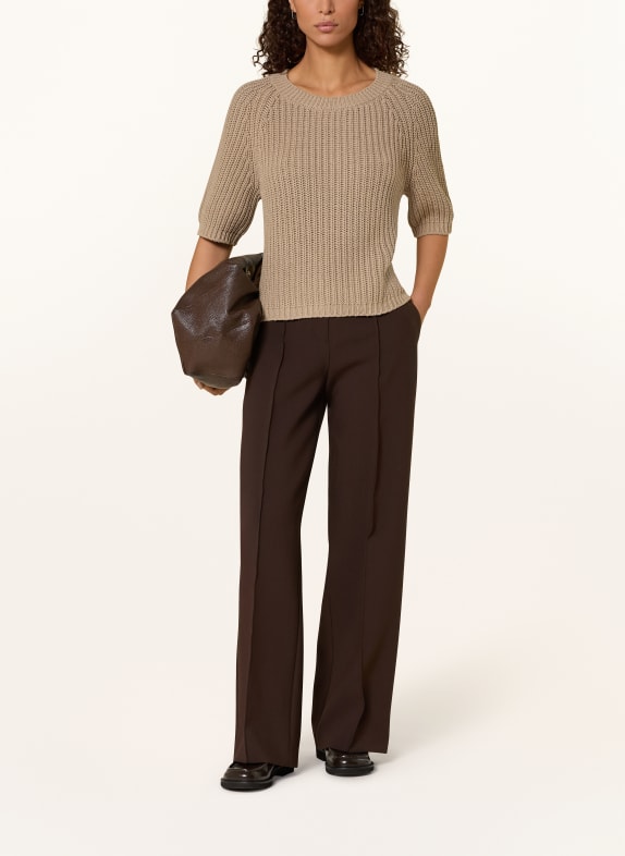 darling harbour Strickshirt TAUPE