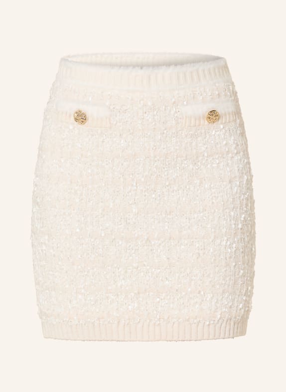 GUESS Pletená sukně AOMORI KRÉMOVÁ