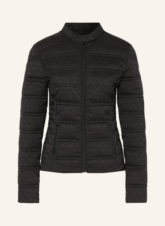 GUESS Kurtka pikowana NEW VONA CZARNY