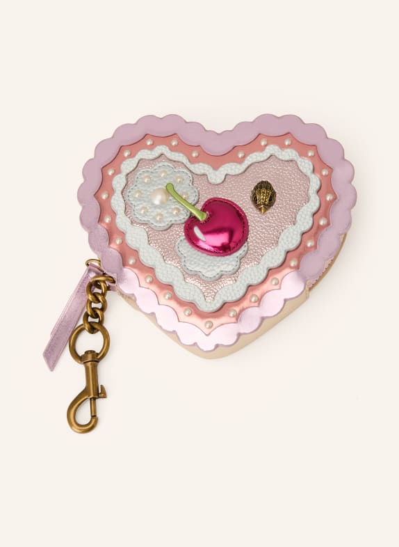 KURT GEIGER Taschenanhänger HEART CAKE ROSÉ / GOLD / PINK