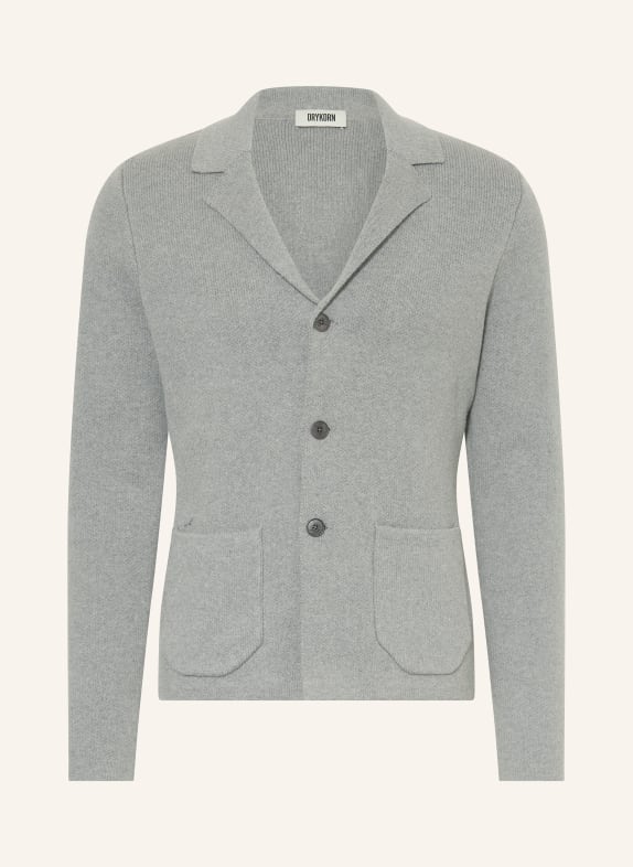 DRYKORN Stricksakko TIMMINO Regular Fit GRAU