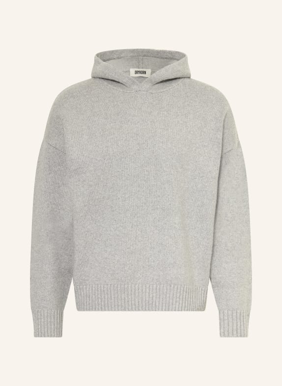 DRYKORN ARIKONO knit hoodie GRAY