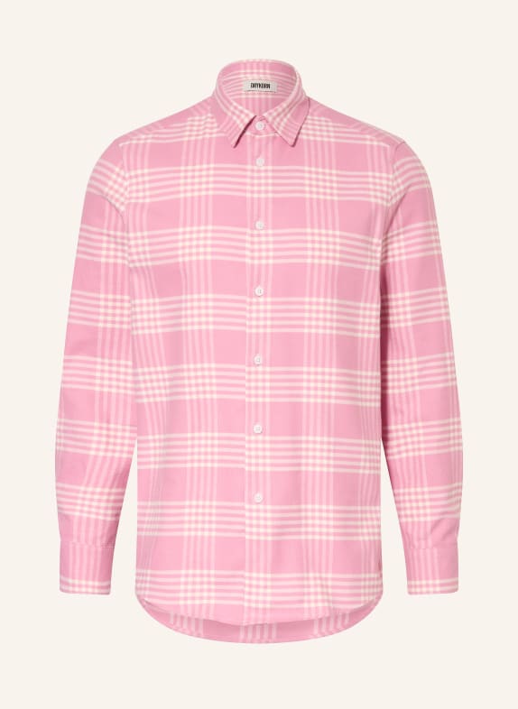 DRYKORN Flanellhemd RAMIS Regular Fit ROSA / ECRU