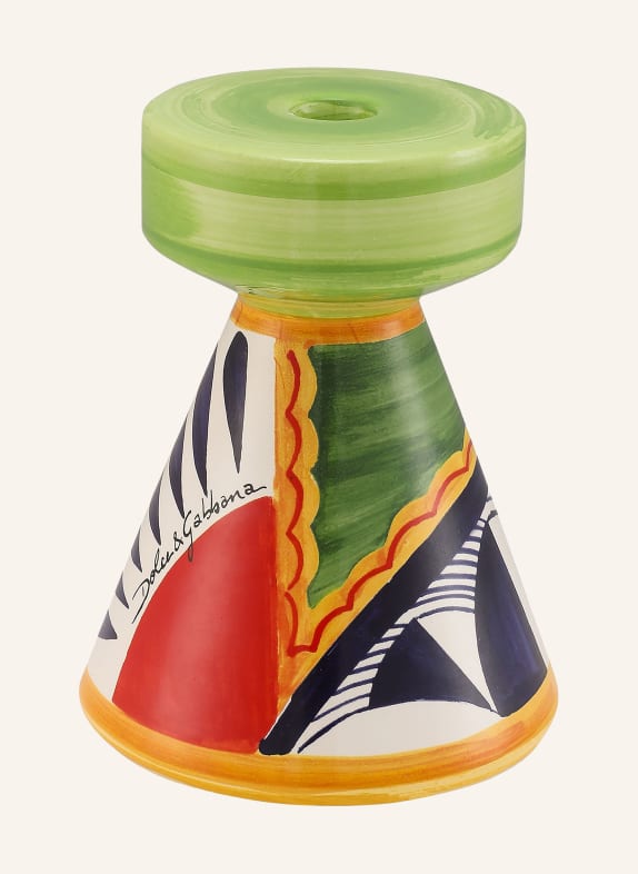 DOLCE & GABBANA CASA Świecznik SMALL ŻÓŁTY / CZERWONY / NIEBIESKI