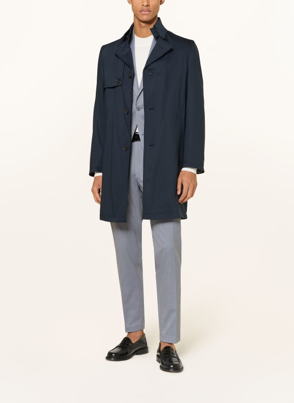 DRYKORN SKOPJE trench coat DARK BLUE