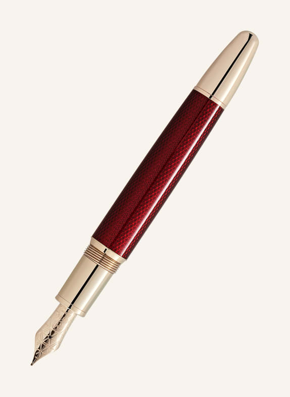 MONTBLANC GOLDEN HOUR SOLITAIRE fountain pen DARK RED / GOLD