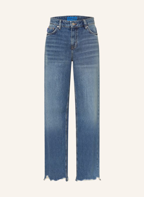 HUGO Wide Leg Jeans GAMALA 422 MEDIUM BLUE
