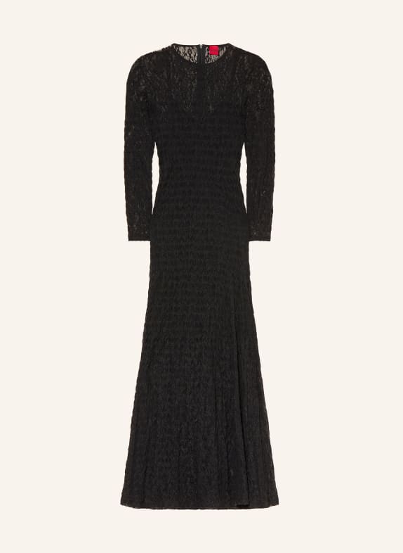 HUGO Sukienka z koronką NULIETTA CZARNY