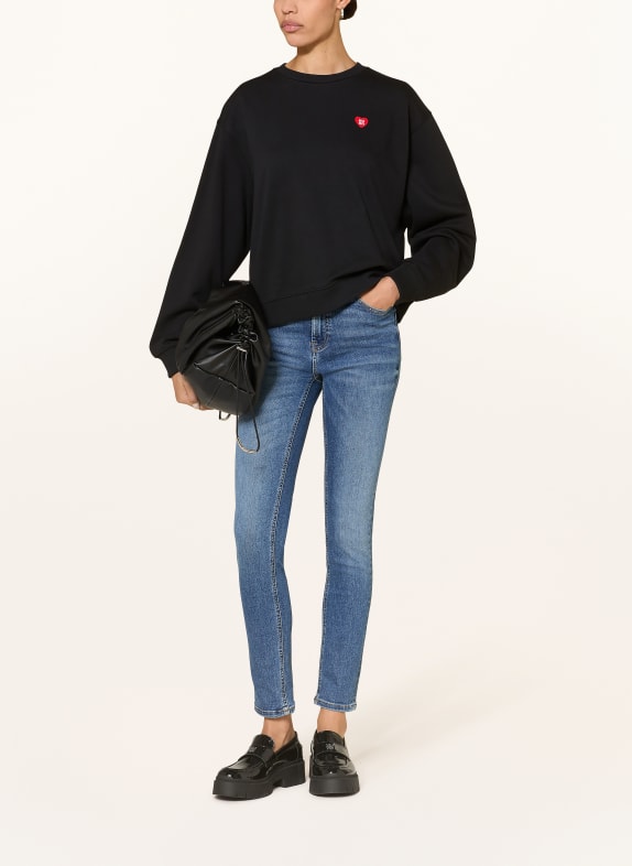 HUGO Skinny jeans GIRALI 420 MEDIUM BLUE