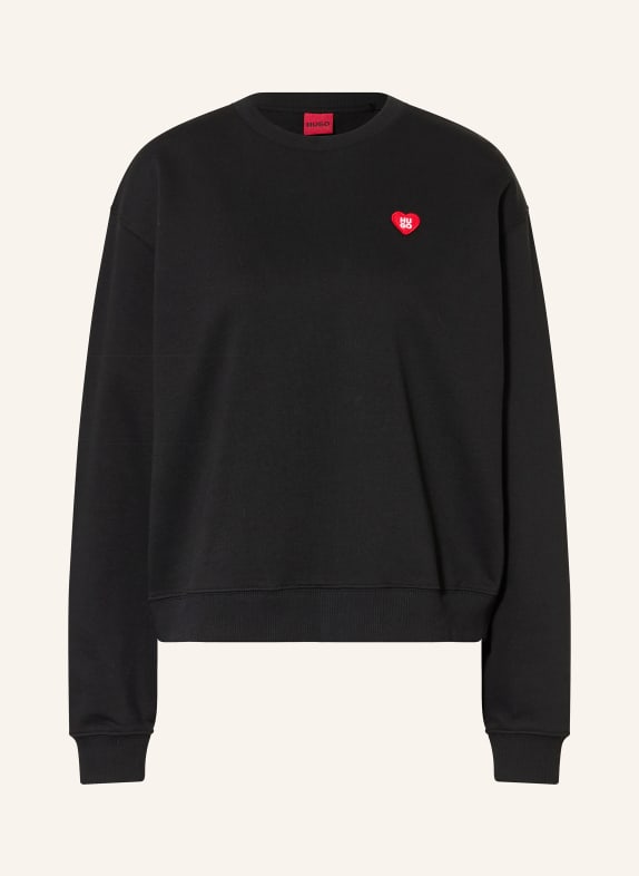 HUGO Bluza DEROXINA CZARNY