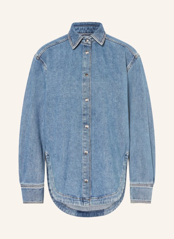 HUGO GAREVE denim blouse BLUE