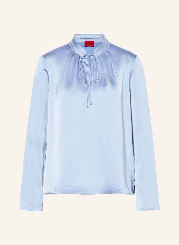 HUGO Blusenshirt CIMONAS HELLBLAU
