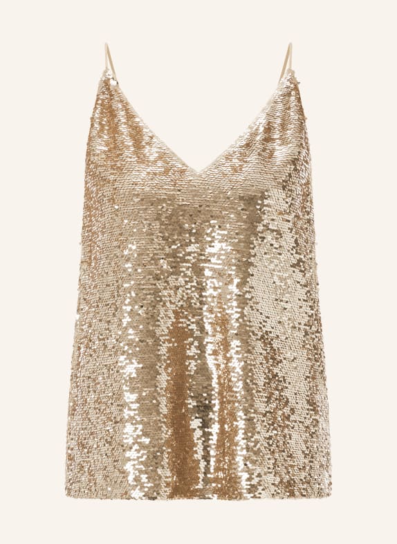 Rich & Royal Sequin top GOLD