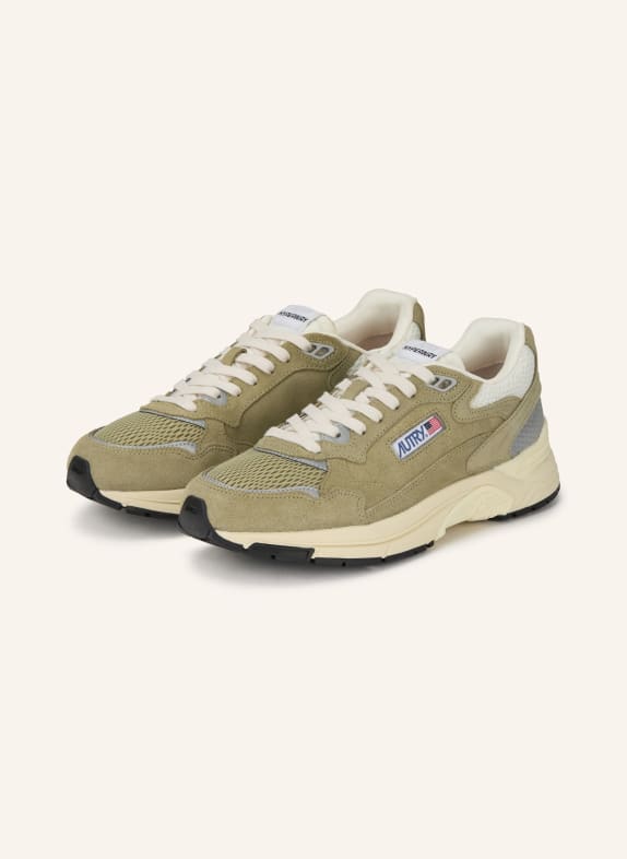 AUTRY Sneaker HYPERWAY LOW OLIV / BEIGE