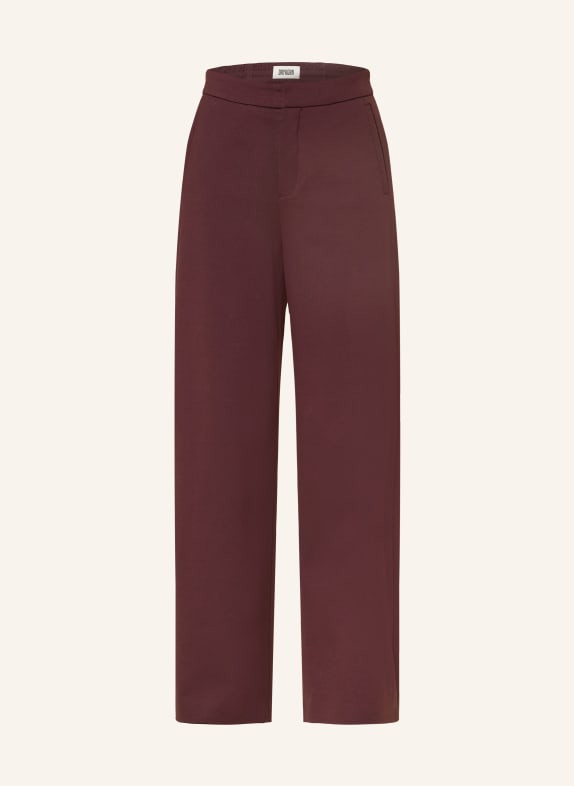 DRYKORN Spodnie Marlene FAE CIEMNOCZERWONY
