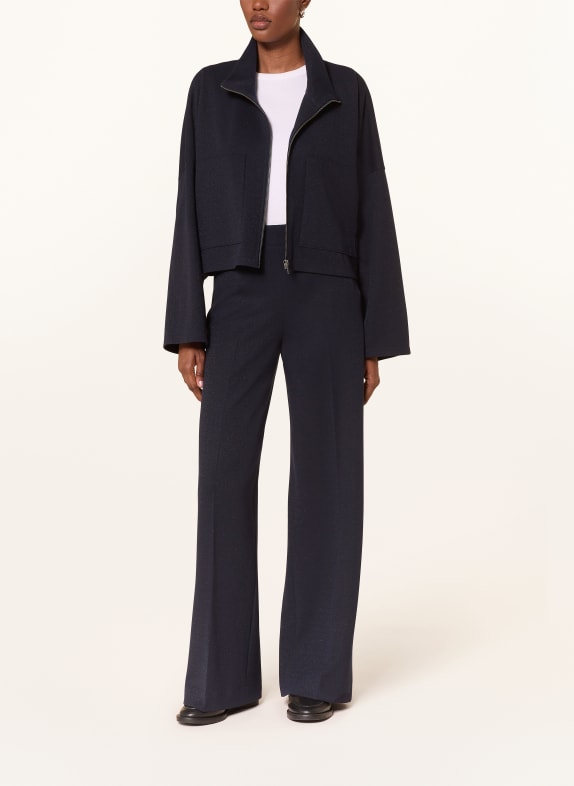 DRYKORN Marlene-broek BEFORE met glittergaren DONKERBLAUW