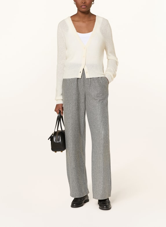 DRYKORN Marlene-broek CONSIDER GRIJS / WIT