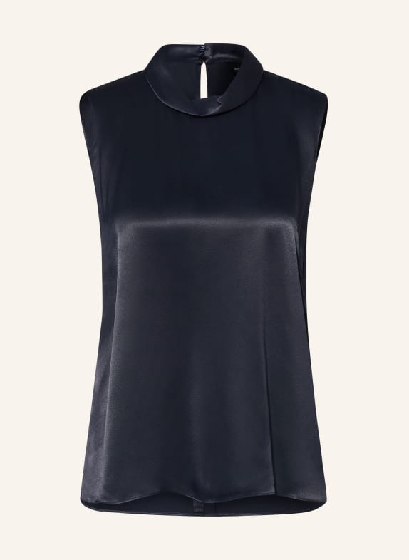 BOSS Bluzka bez rękawów BAURINA GRANATOWY