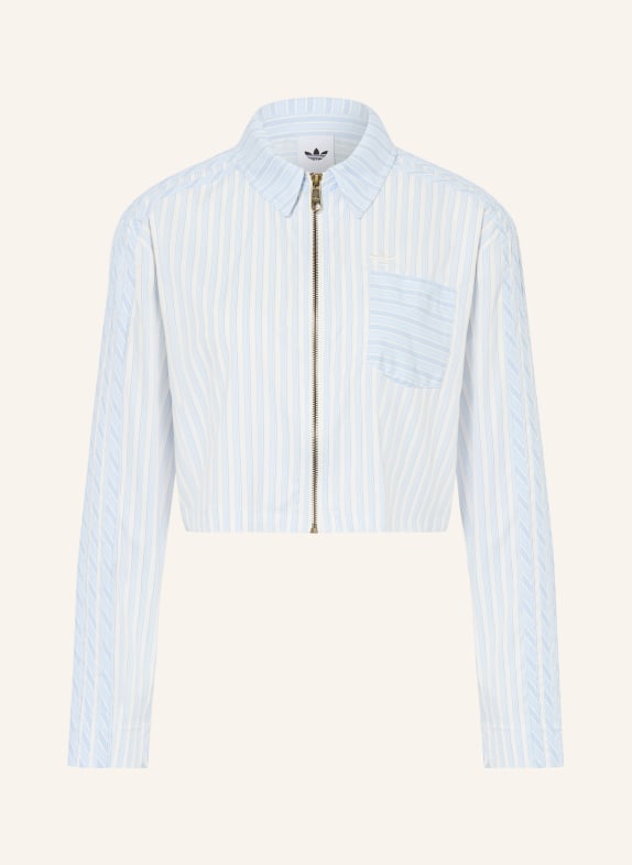 adidas Originals ESSENTIALS shirt blouse WHITE / LIGHT BLUE