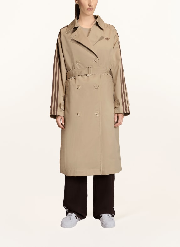 adidas Originals Trenchcoat ADICOLOR TWILL BEIGE / BRAUN