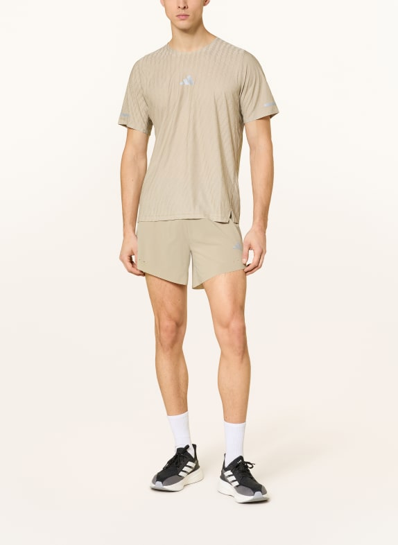 adidas 2-in-1 hardloopshort ADI365 BEIGE