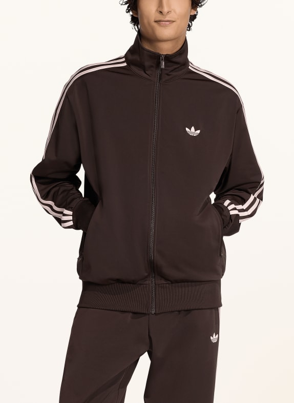 adidas Originals Trainingsjack FIREBIRD MARRON FONCÉ / ROSÉ