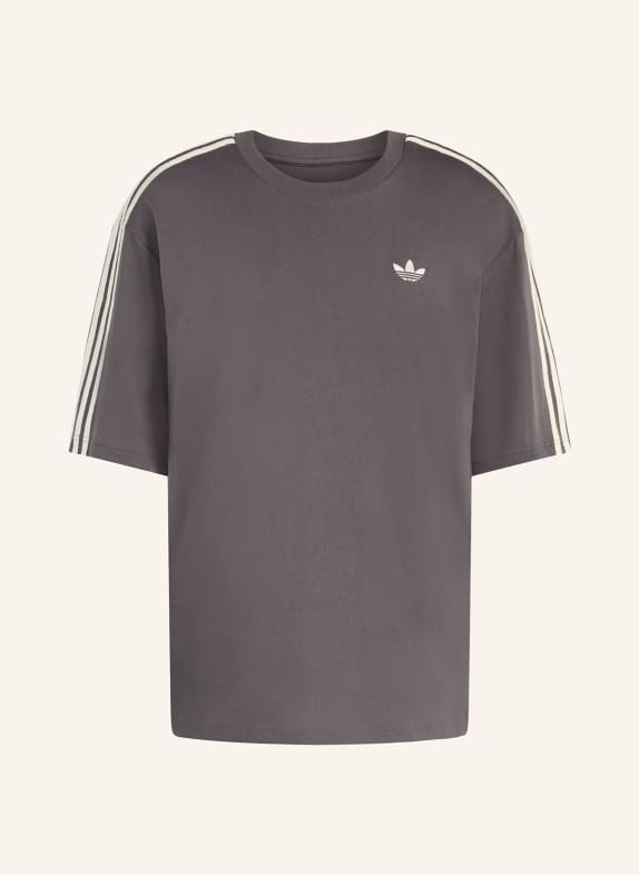 adidas Originals Oversized shirt 3-STRIPES TAUPE / CREAM