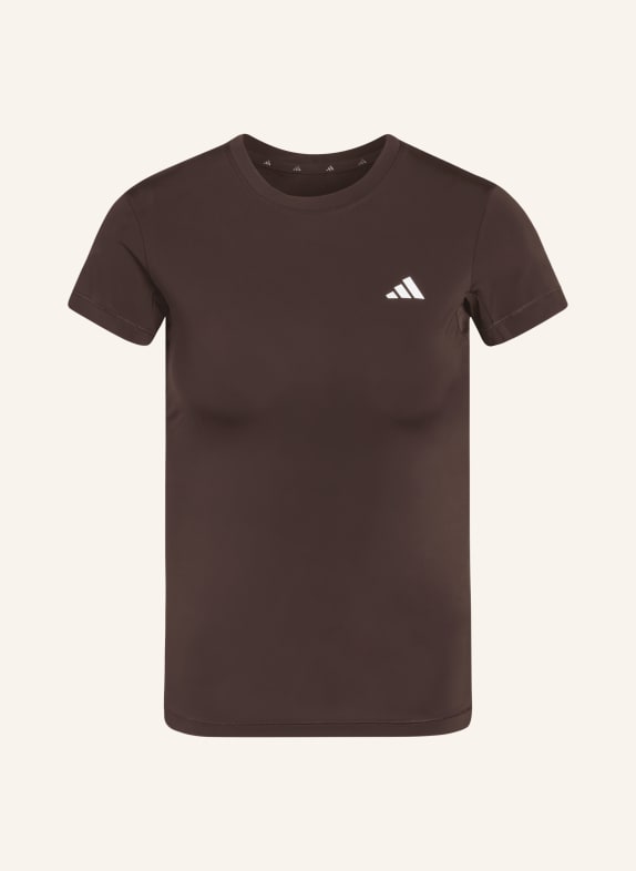 adidas T-Shirt POWER ESSENTIALS DUNKELBRAUN