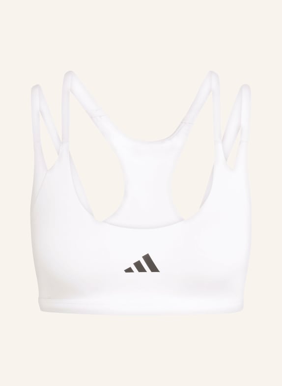adidas Sportovní podprsenka OPTIME BÍLÁ