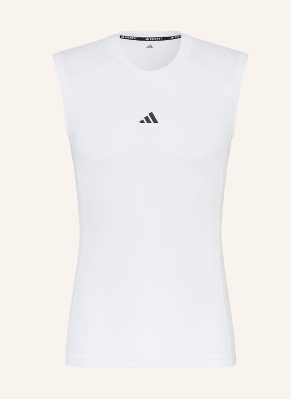 adidas Functional TECHFIT COMPRESSION WHITE