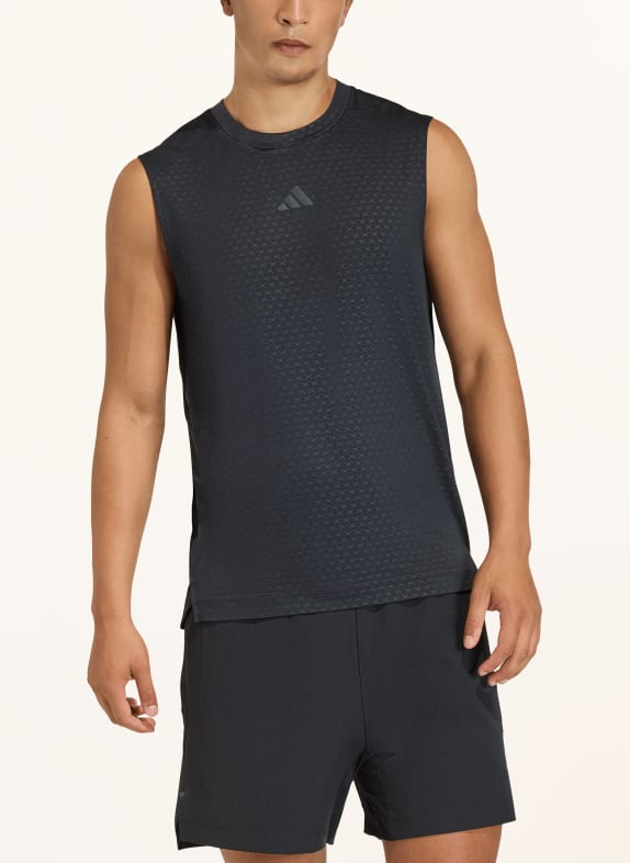 adidas Tanktop D4T POWER ZWART