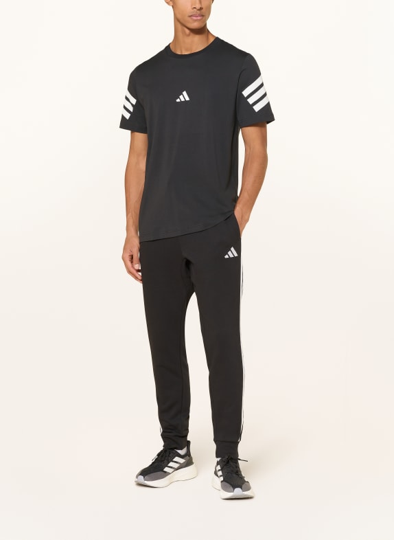 adidas T-shirt ZWART / WIT