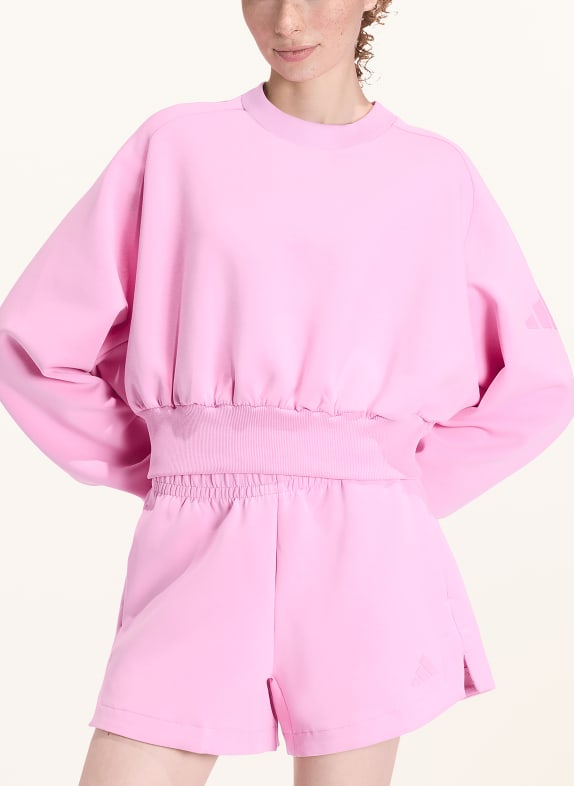 adidas Cropped sweatshirt ALL SZN ROZE