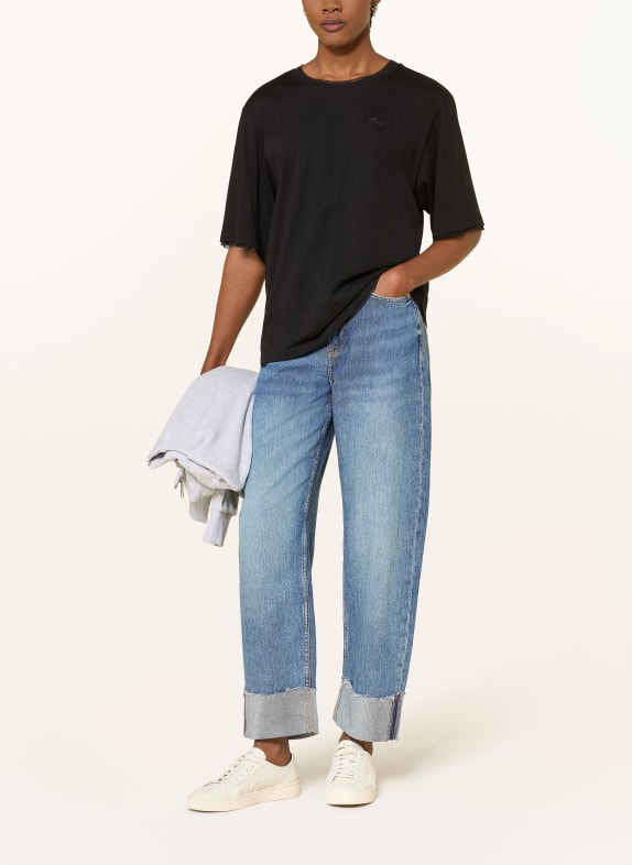 BOSS T-shirt EPLIETE ZWART