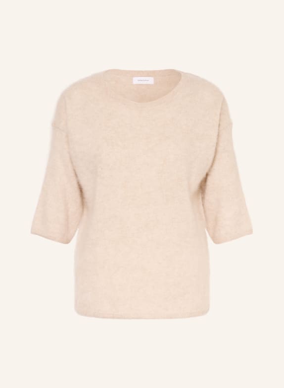 darling harbour Cashmere-Pullover mit 3/4-Arm Sand Melange