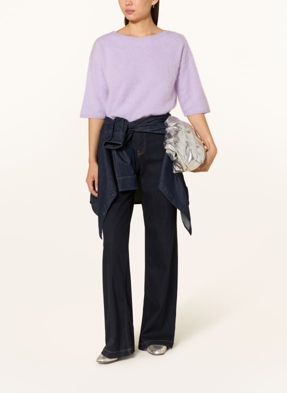 darling harbour Cashmere-Pullover mit 3/4-Arm LILAC