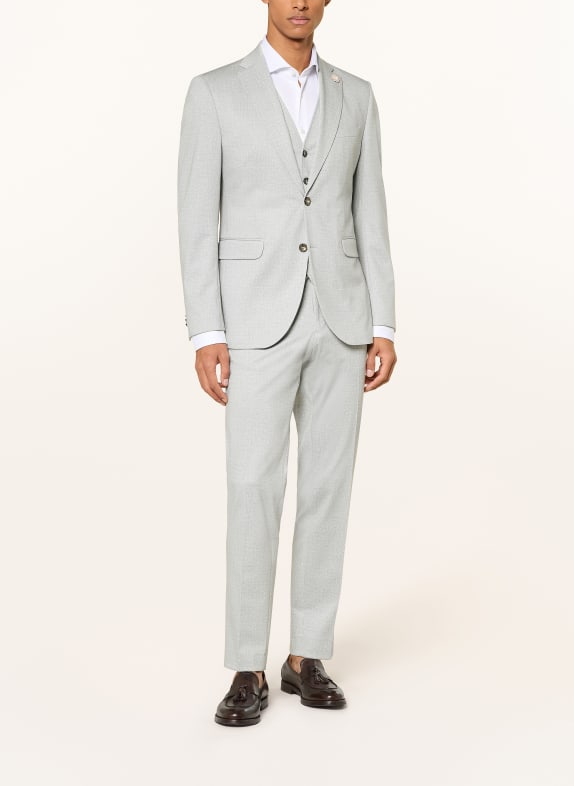 CG - CLUB of GENTS Pakvest CG PLUM Slim Fit 61 HELLBLAU