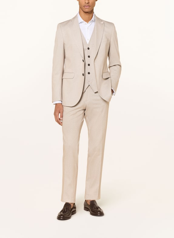 CG - CLUB of GENTS Pakbroek CG PACO Slim Fit 21 HELLBEIGE