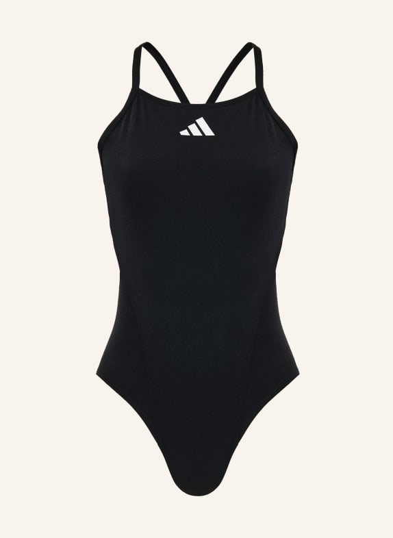 adidas Badeanzug RIPSTREAM TEAM THIN STRAPS C-BACK SCHWARZ