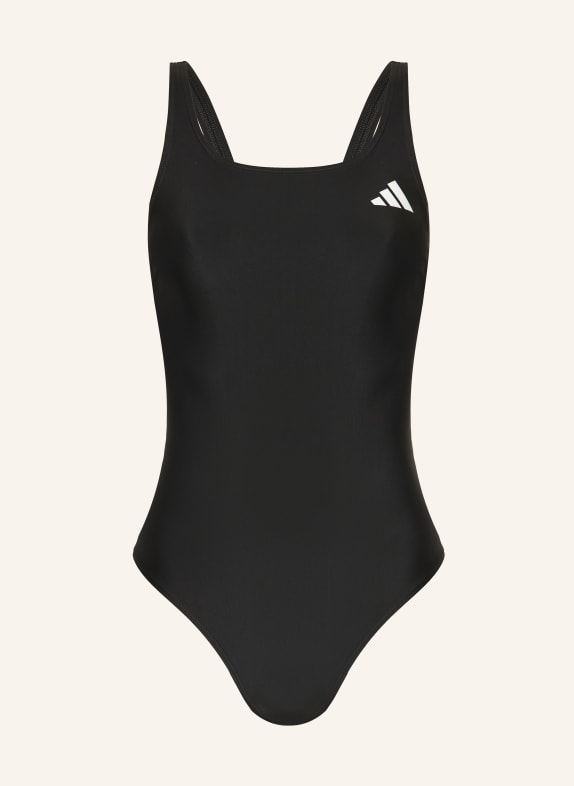 adidas Badeanzug SCHWARZ / WEISS