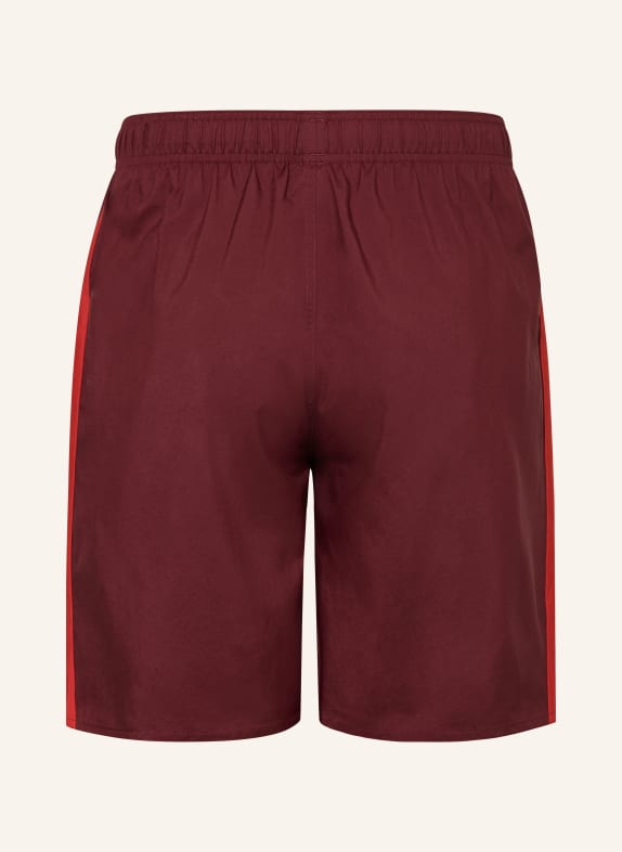 adidas Badshorts ADICOLOR 3-STREIFEN 8-INCH MÖRKRÖD / RÖD