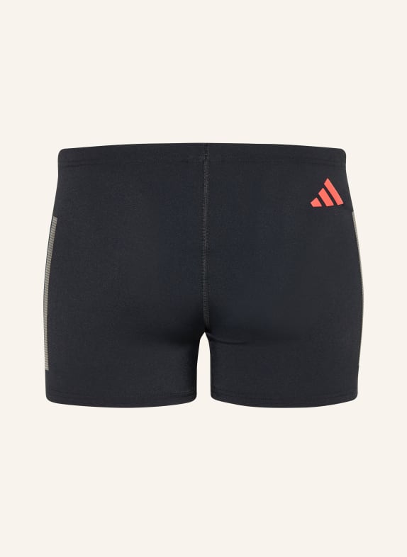 adidas Zwemshort RIPSTREAM ZWART / NEONROOD
