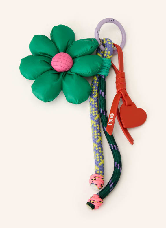 UNIO Taschenanhänger GRÜN / ROSA / HELLLILA