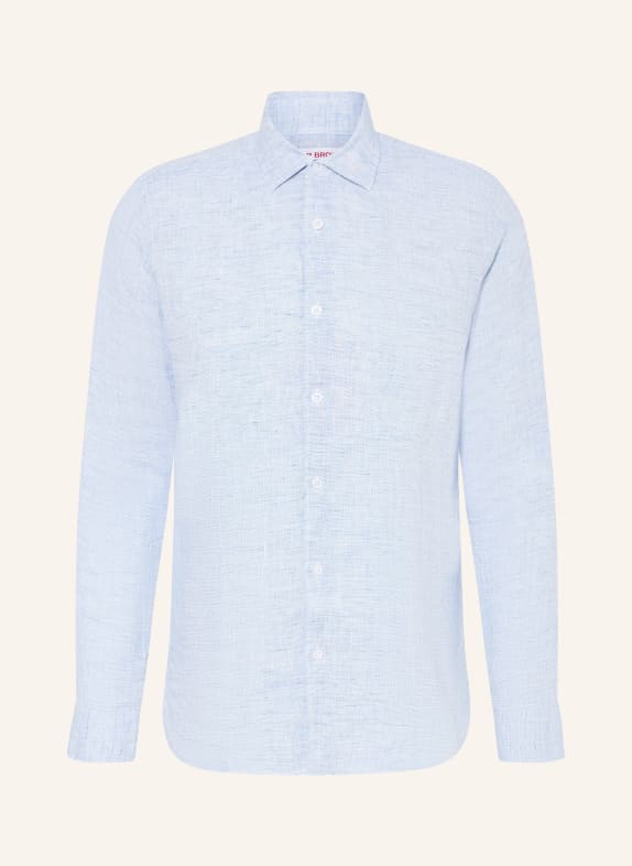 ORLEBAR BROWN Leinenhemd GILES Slim Fit HELLBLAU
