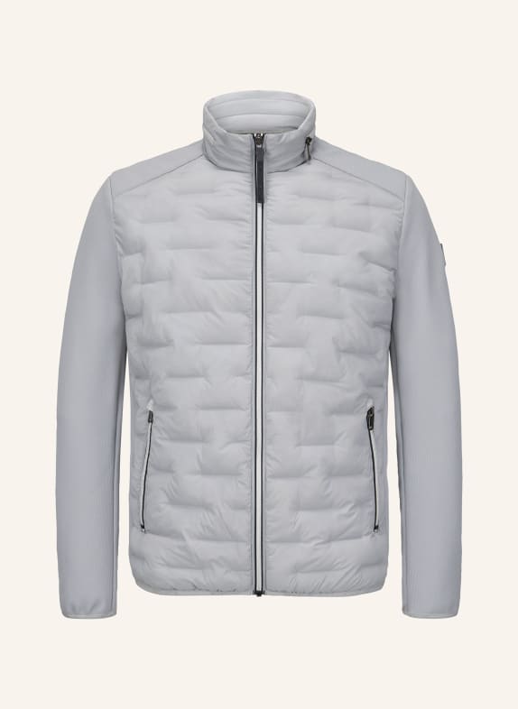 MILESTONE MSNERANO quilted jacket in a material blend with DUPONT™ SORONA® insulation LIGHT GRAY
