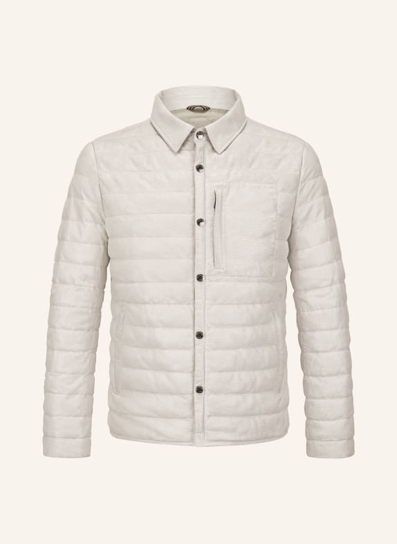 MILESTONE Lederjacke MSBENNY HELLGRAU