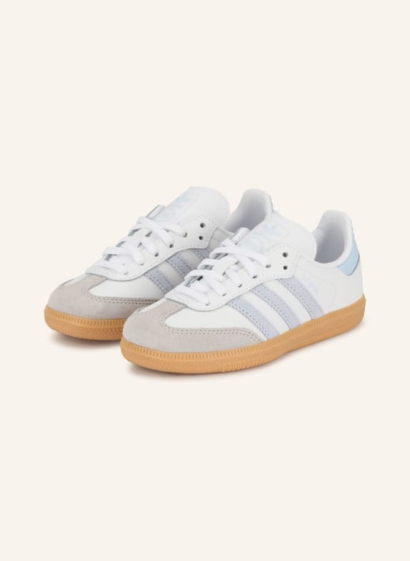 adidas Originals Sneaker SAMBA OG C WEISS / BLAUGRAU