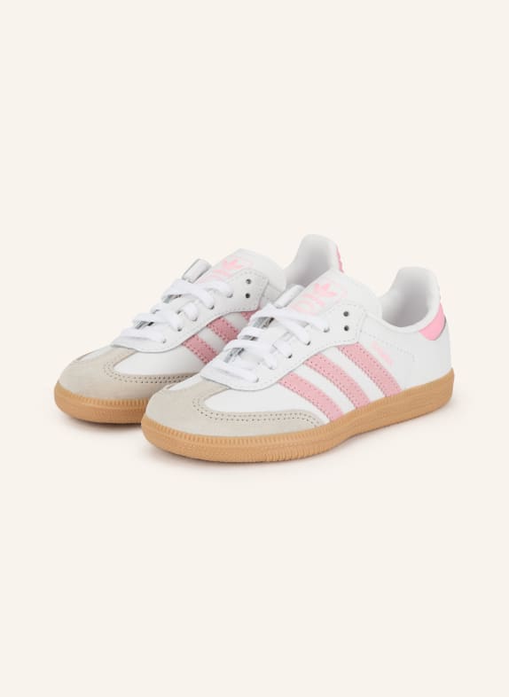 adidas Originals Sneaker SAMBA OG C WEISS / ROSA / GRAU